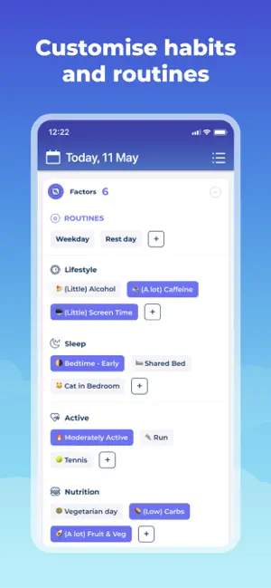 Bearable - Symptom Tracker iPhone screenshot 6