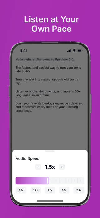Text Reader - Text to Speech Screenshot 5 of 10