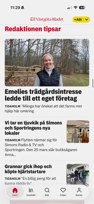 Västgöta-Bladet screenshot 2