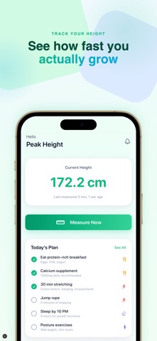 Grow Taller: Height Tracker Screenshot 1 of 10