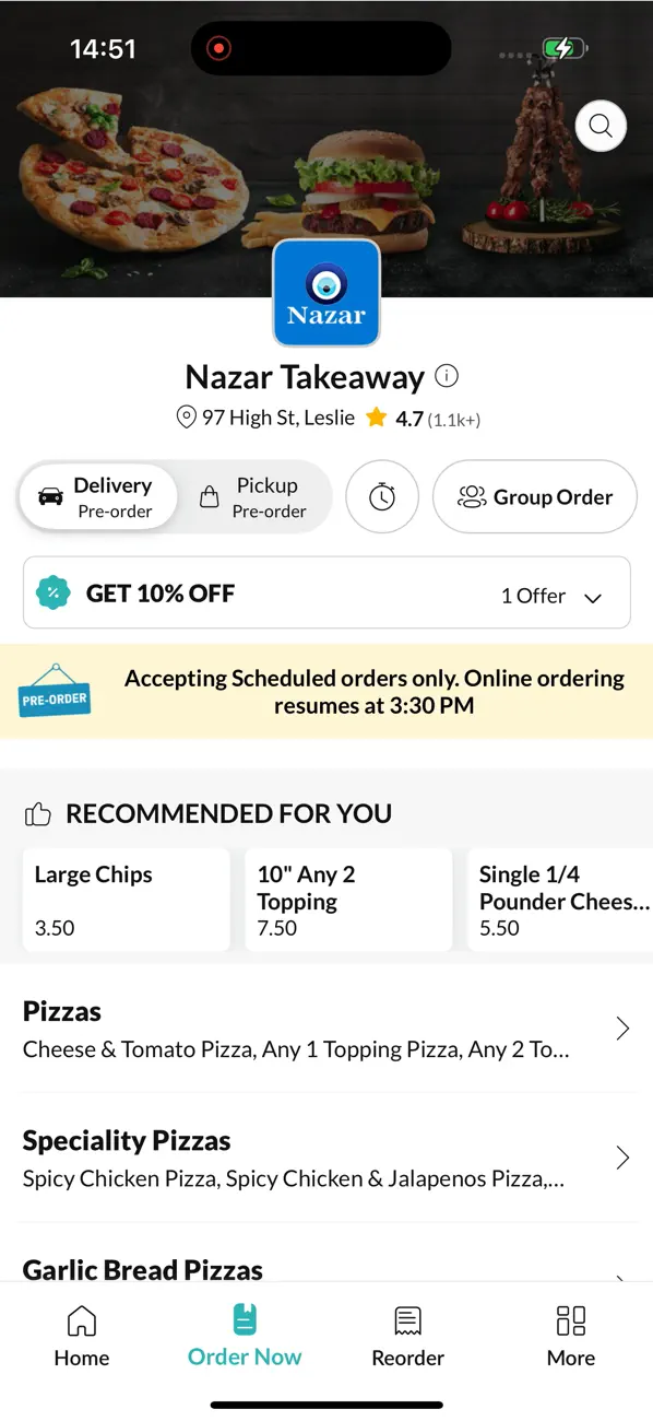 Screenshot #3 pour Nazar Takeaway.