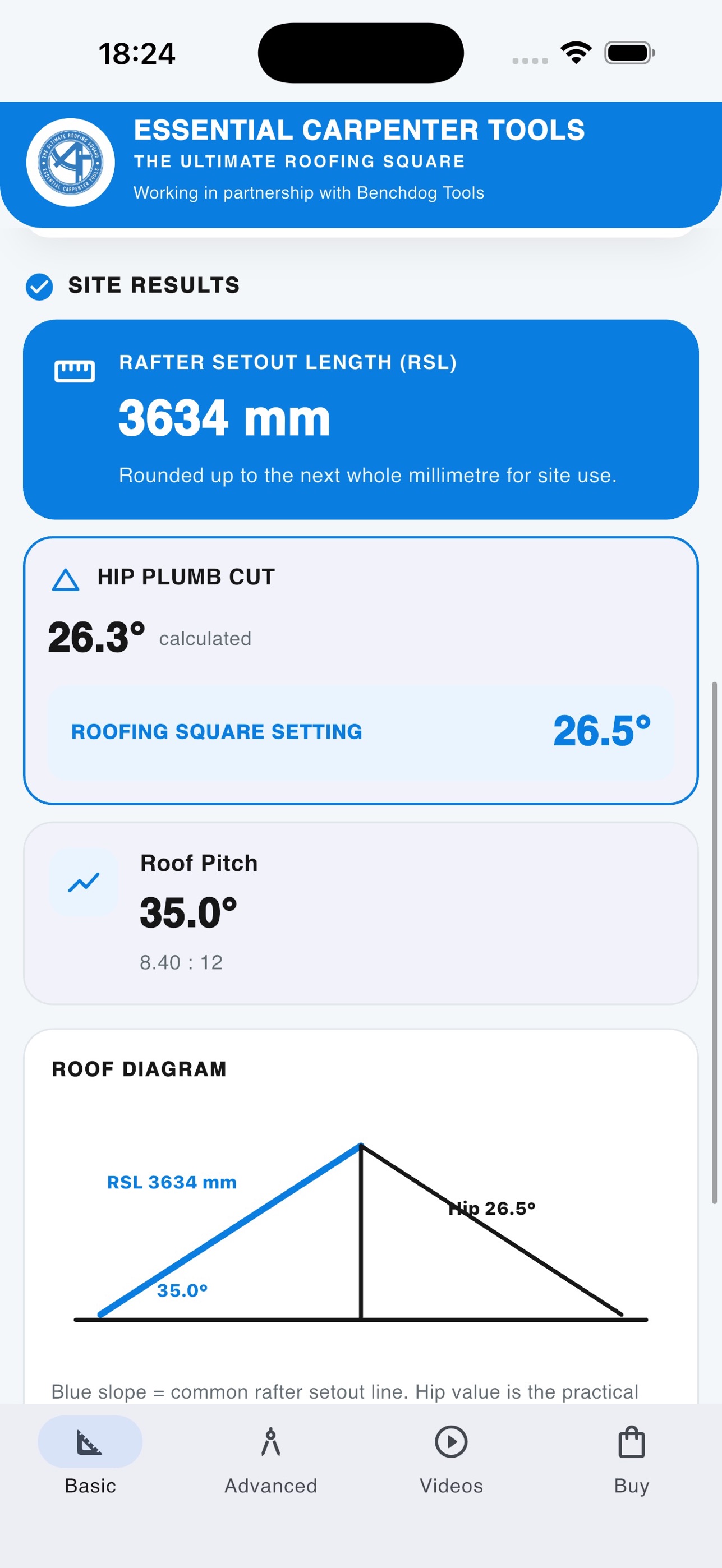 Screenshot 3 of Essential Roofing Calculator