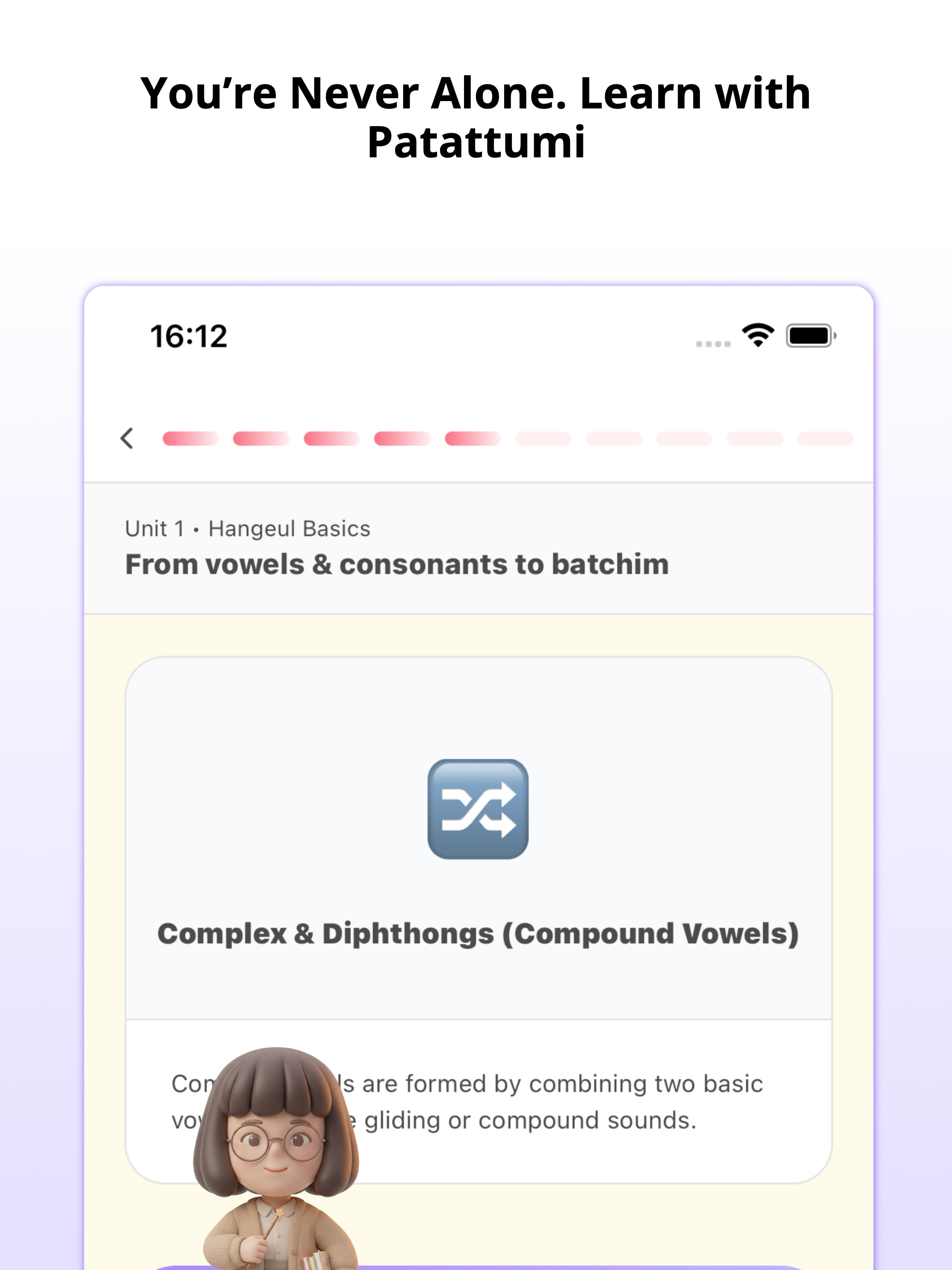 Patattumi — AI Korean Tutor screenshot 12