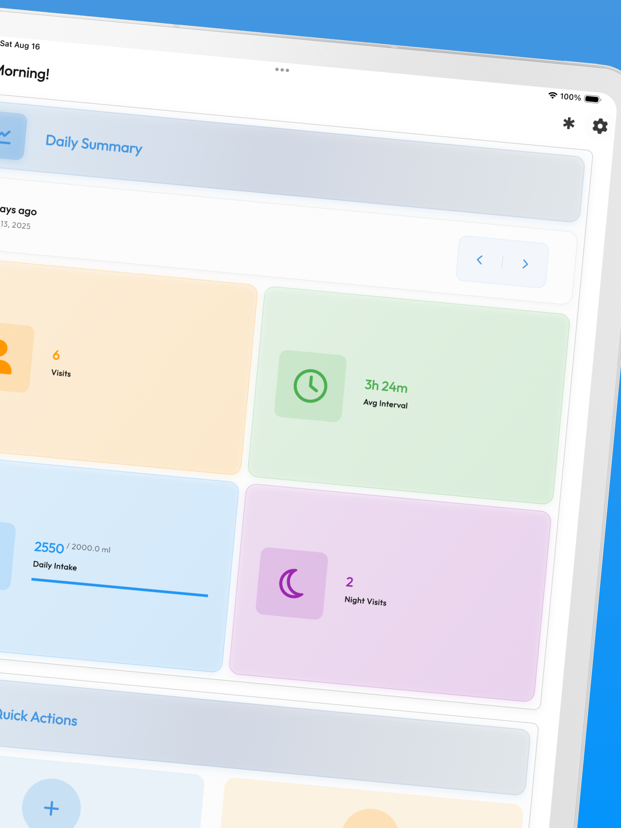 Pee Tracker & Bladder Log