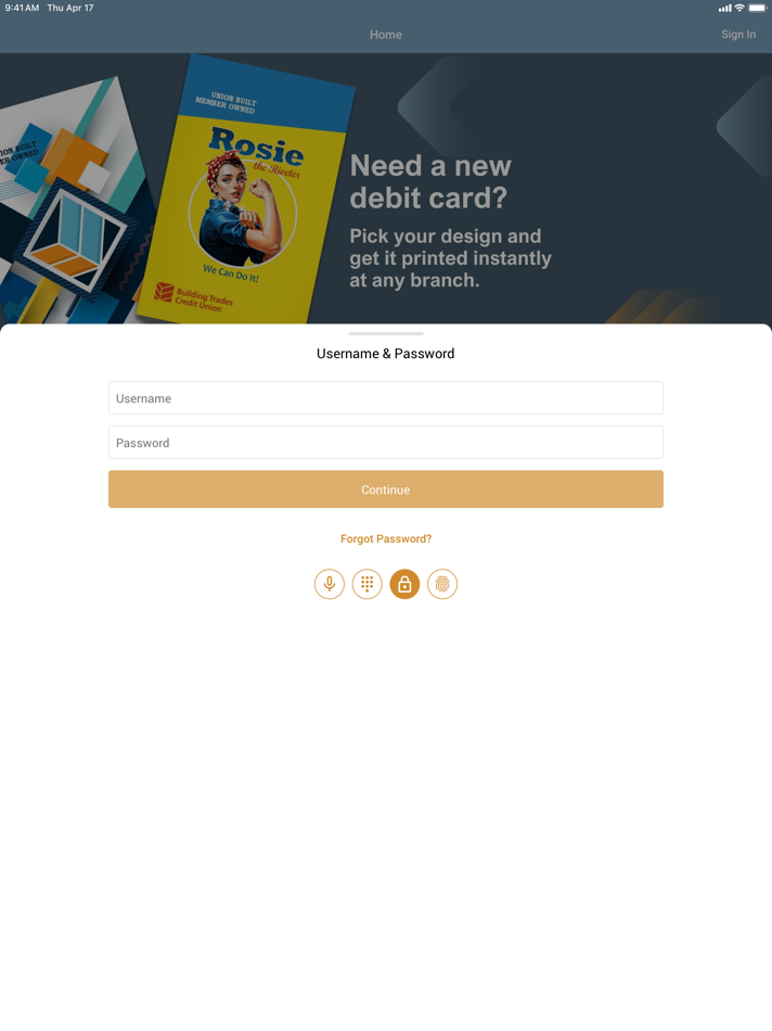 #2. Building Trades Credit Union (iOS) 由: Building Trades Federal Credit Union