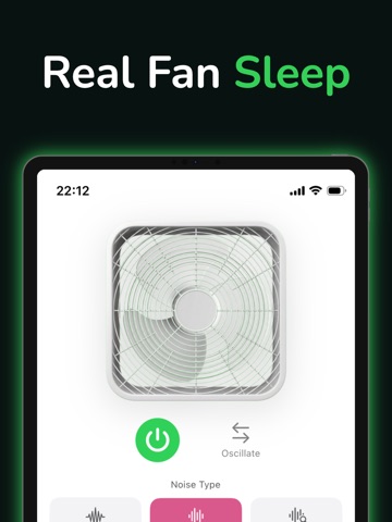 Box Fan Sleep: White Noise iPad screenshot