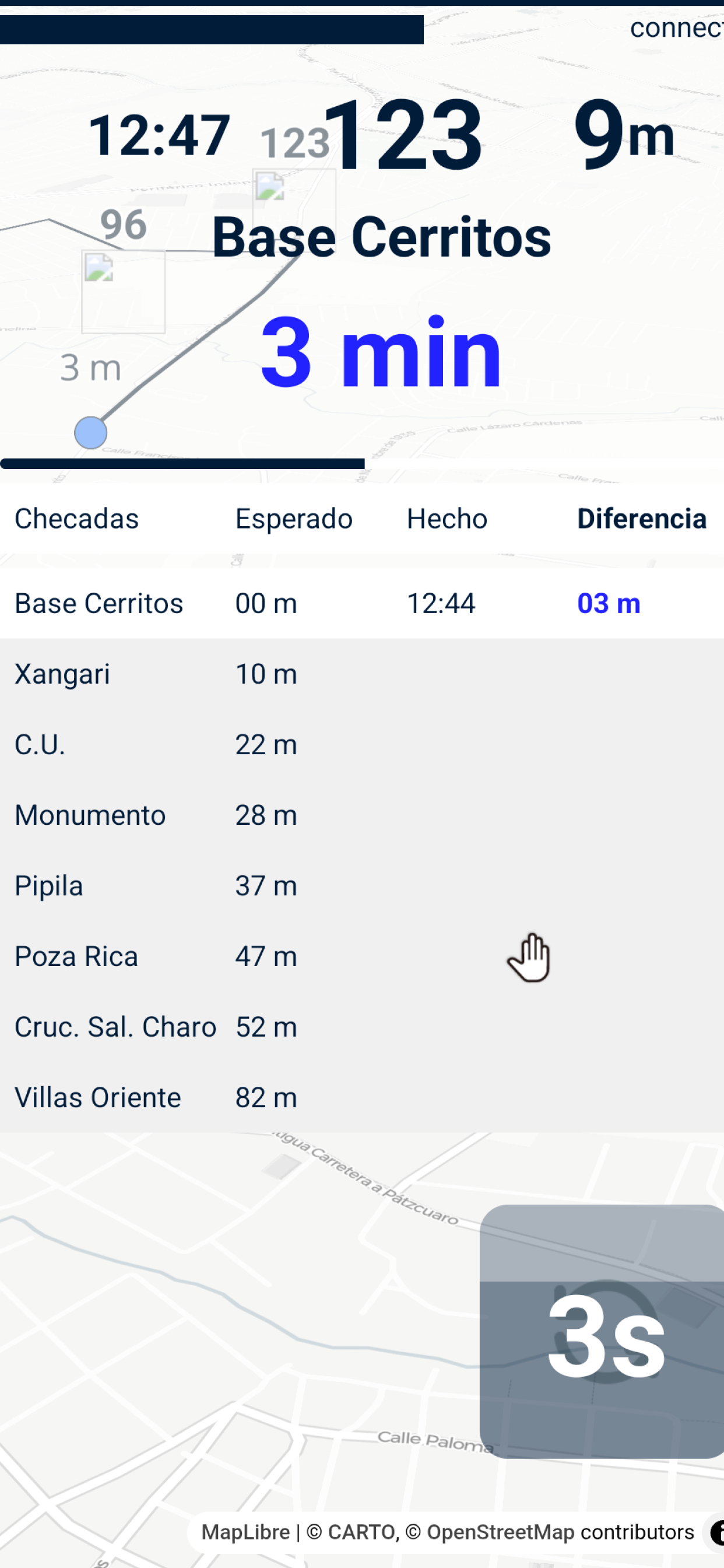 Caebes Copiloto Mapa screenshot 3