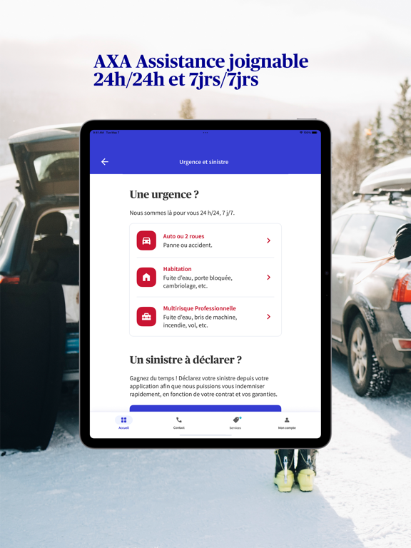 Mon AXA Assurance iPad screenshot 7