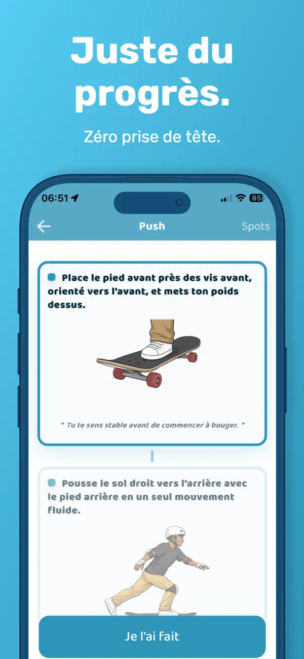 Screenshot #3 pour Smap, Apprends le skate