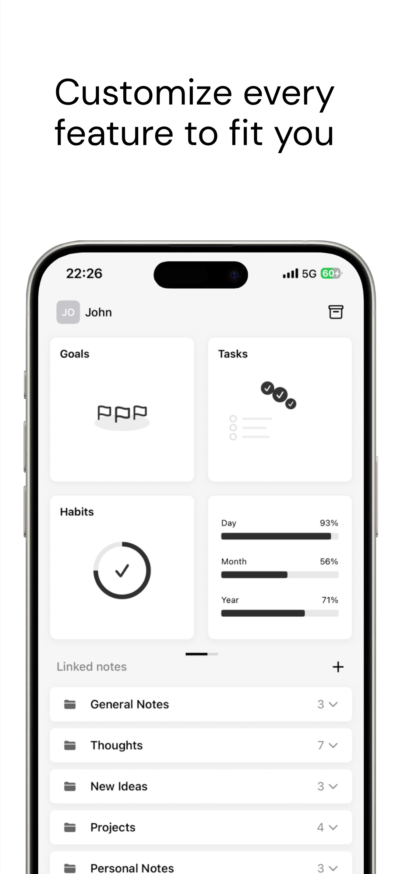 Strukt: Productivity Dashboard