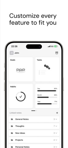 Strukt: Productivity Dashboard Screenshot 4 of 5