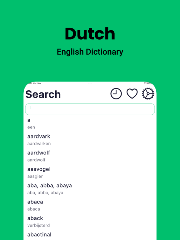 Screenshot #4 pour Dutch Dictionary - Dict Box