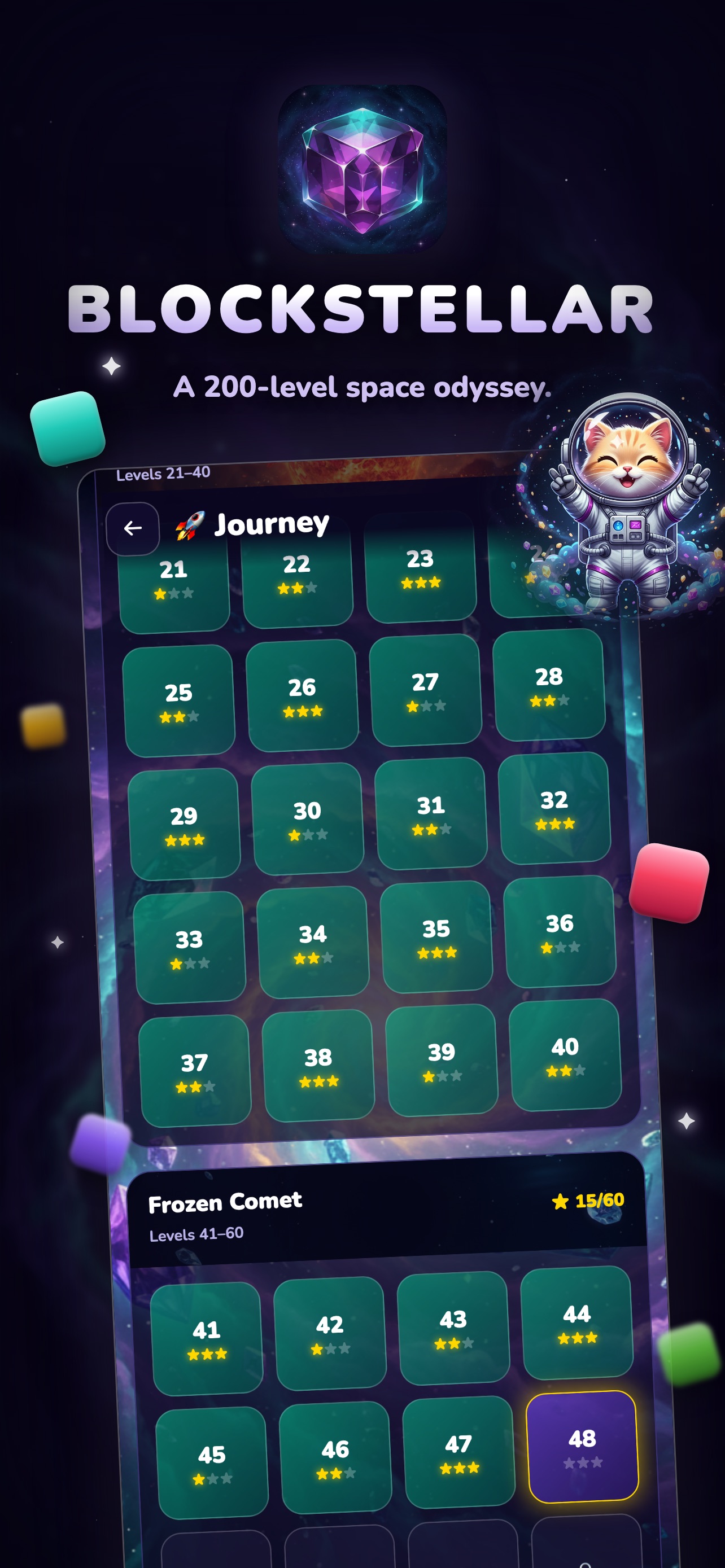 Screenshot 1 of Blockstellar: Cosmic Puzzle
