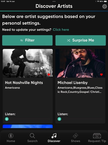 Yodl Music iPad screenshot
