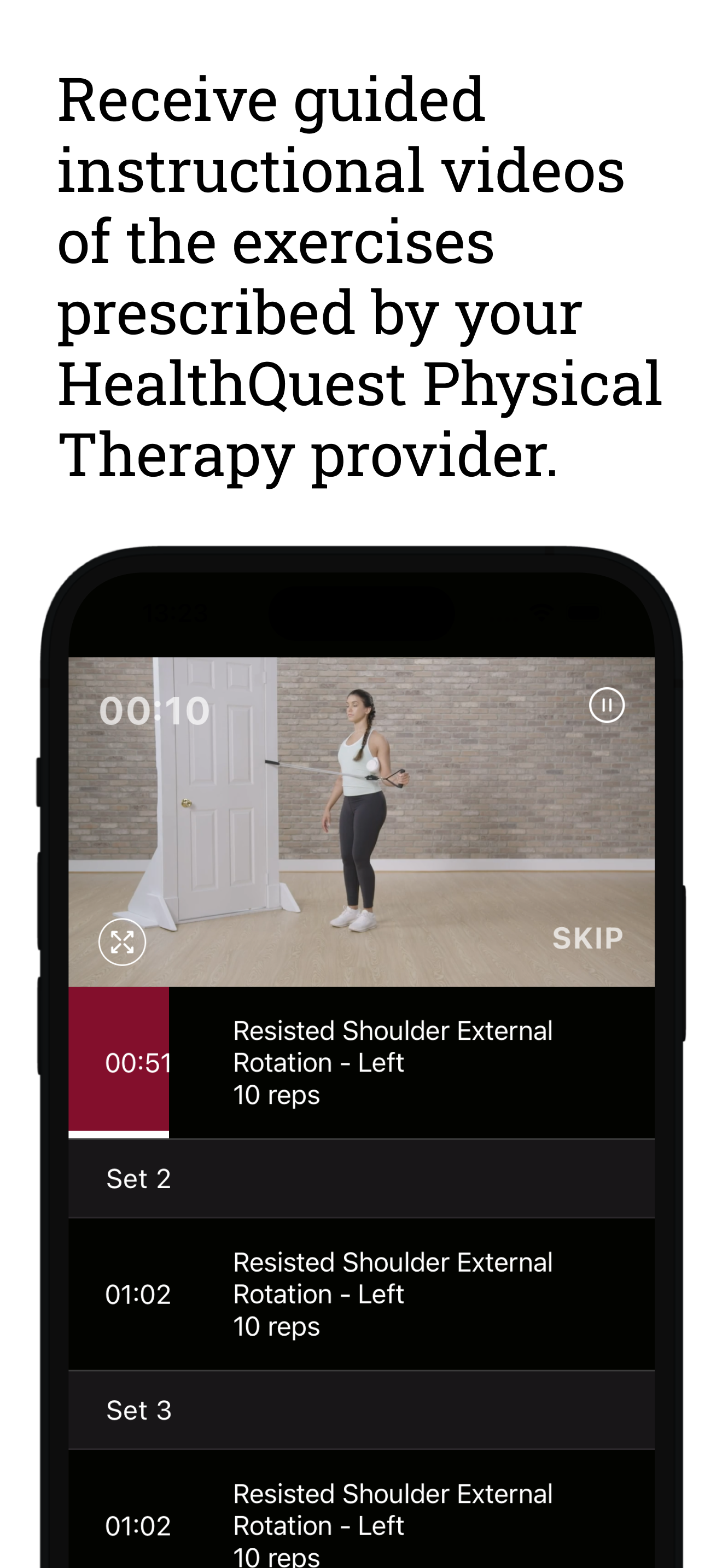 Exercise with HQPT