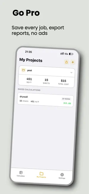 Pro Drywall: Sheet Estimator screenshot 3