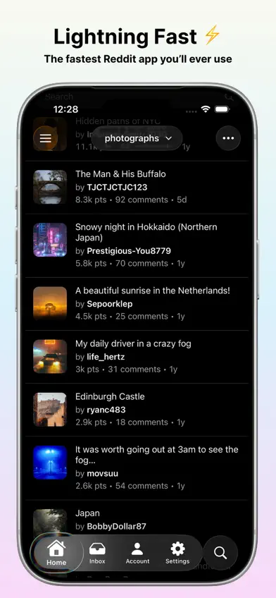 Artemis for Reddit screenshot 1