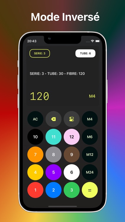 FiberHue: Calculette