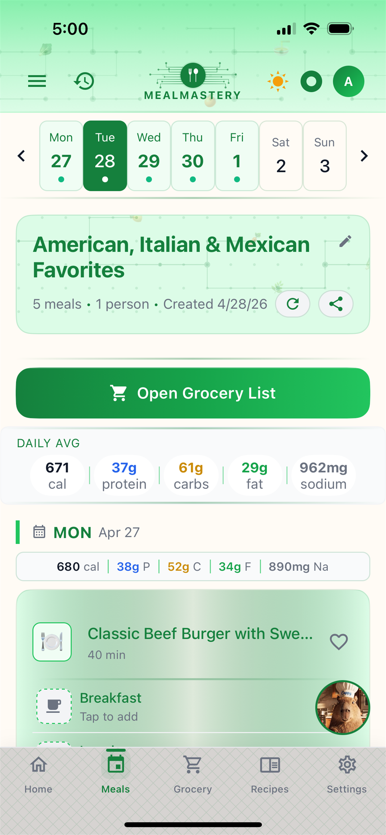 MealMastery AI