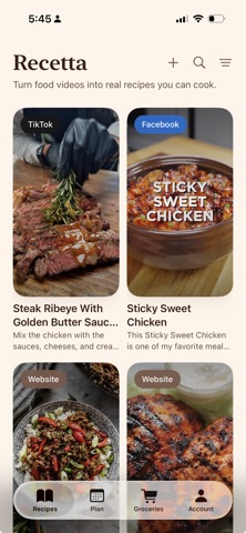 Recetta Recipe Keeper Screenshot 2 of 5