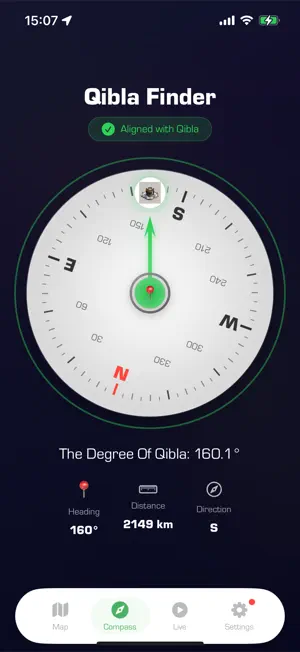 Qibla Finder: Prayer Times screenshot 3