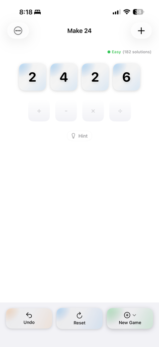 Make 24 Number game Screenshot 2 of 9