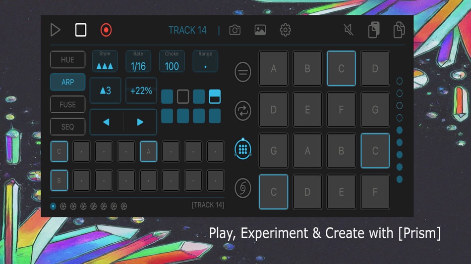 #1. Prism MIDI Sequencer (iOS) 由: Tyler Quatraro