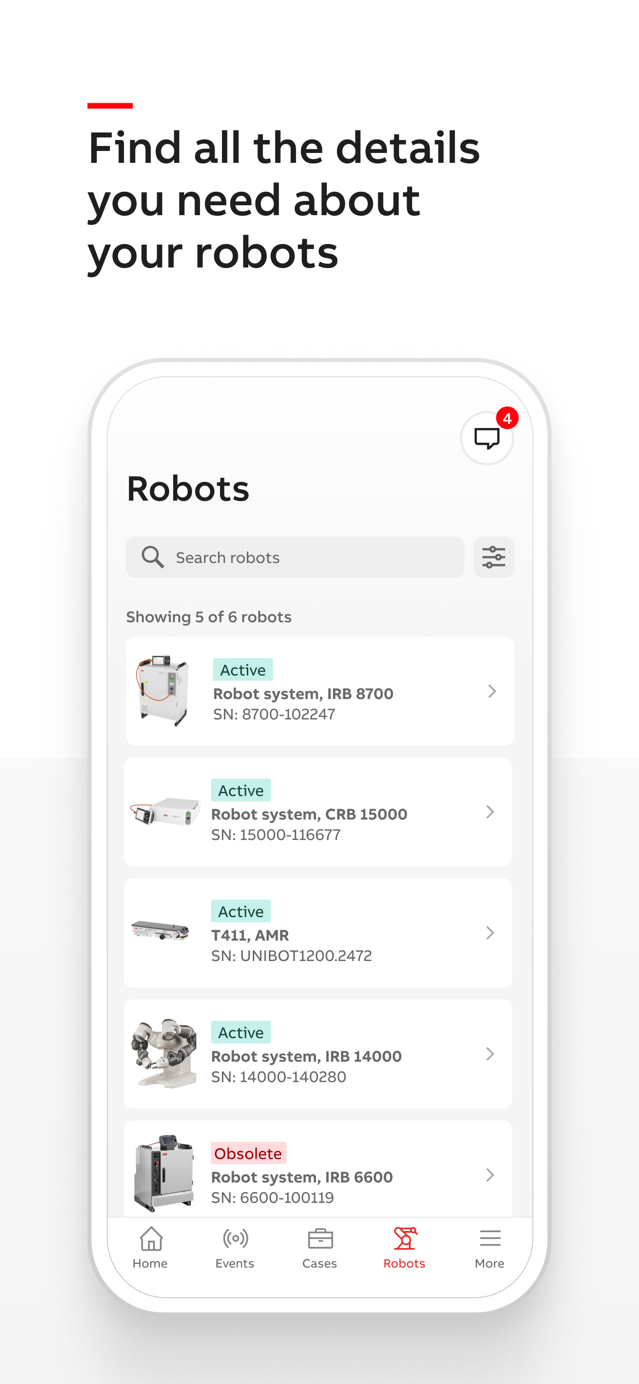 Robotics One Service