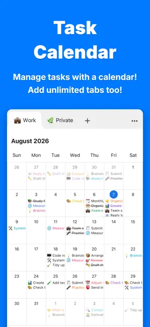 Task Calendar - Todo & Planner screenshot 1