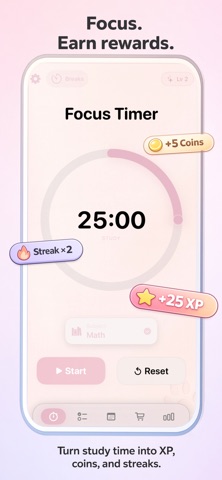 StudyQuest Focus Timer screenshot