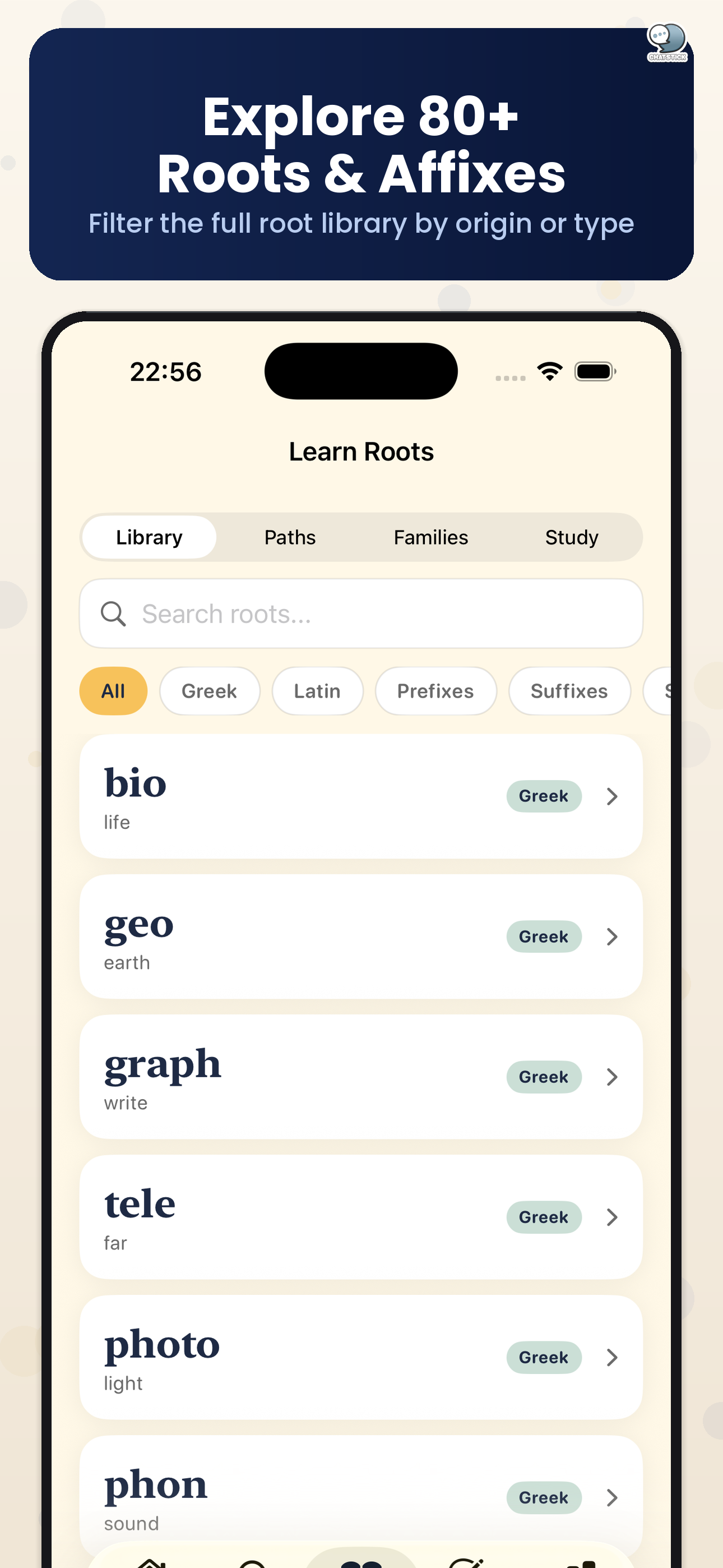 Vocab Roots by ChatStick