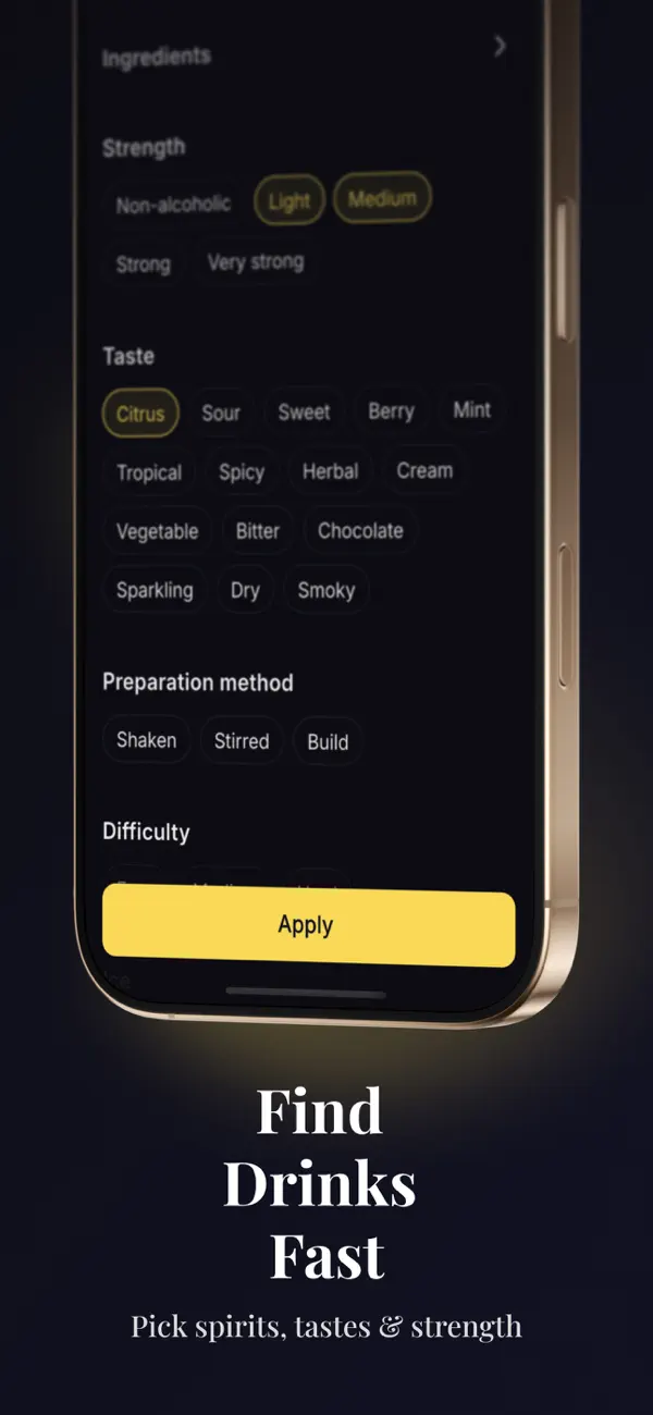 Screenshot #3 pour Jigger: Cocktail Drink Recipes
