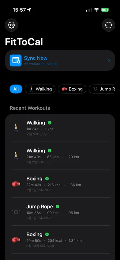 FitToCal - Workout Calendar screenshot 4