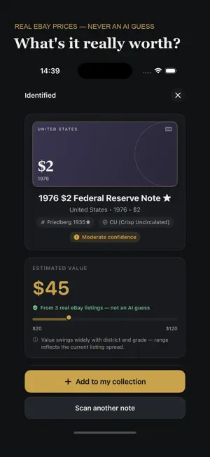 Banknote Identifier: Provena screenshot 1