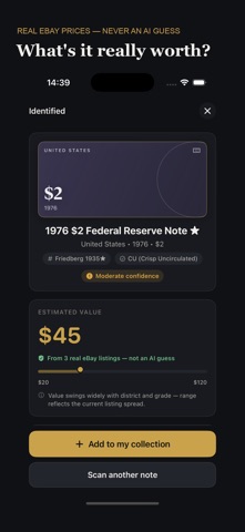 Banknote Identifier: Provena Screenshot 1 of 5