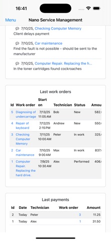 App screenshot