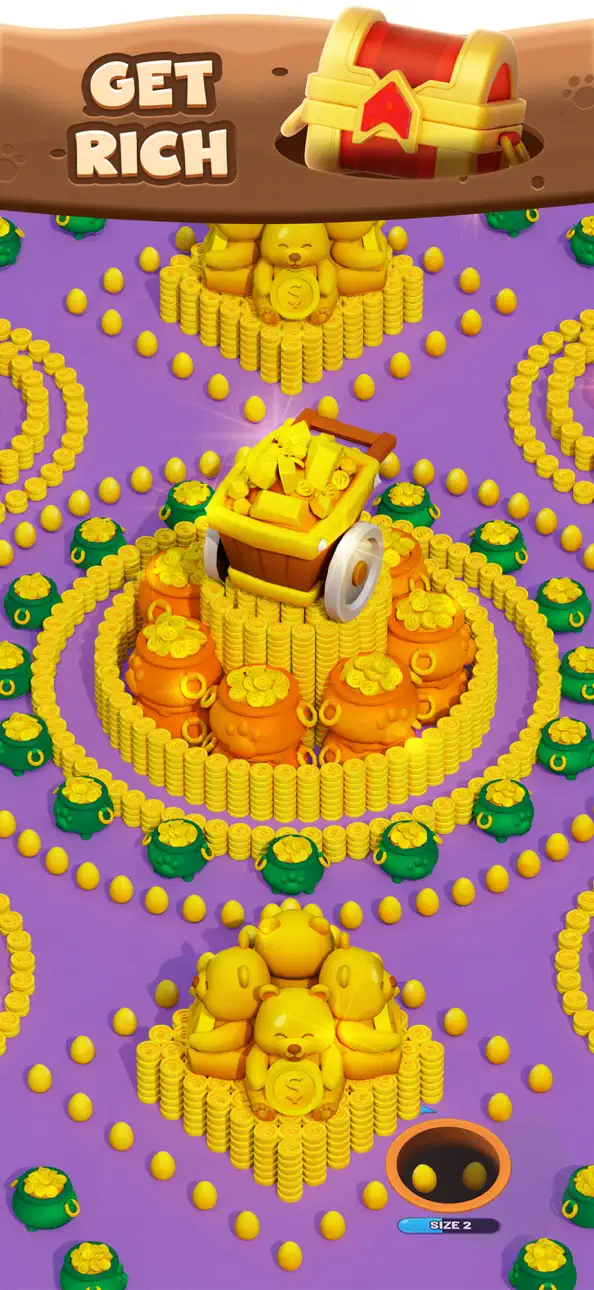 Hole Em All: Collect Master Hack screenshot 5 - iOS game interface