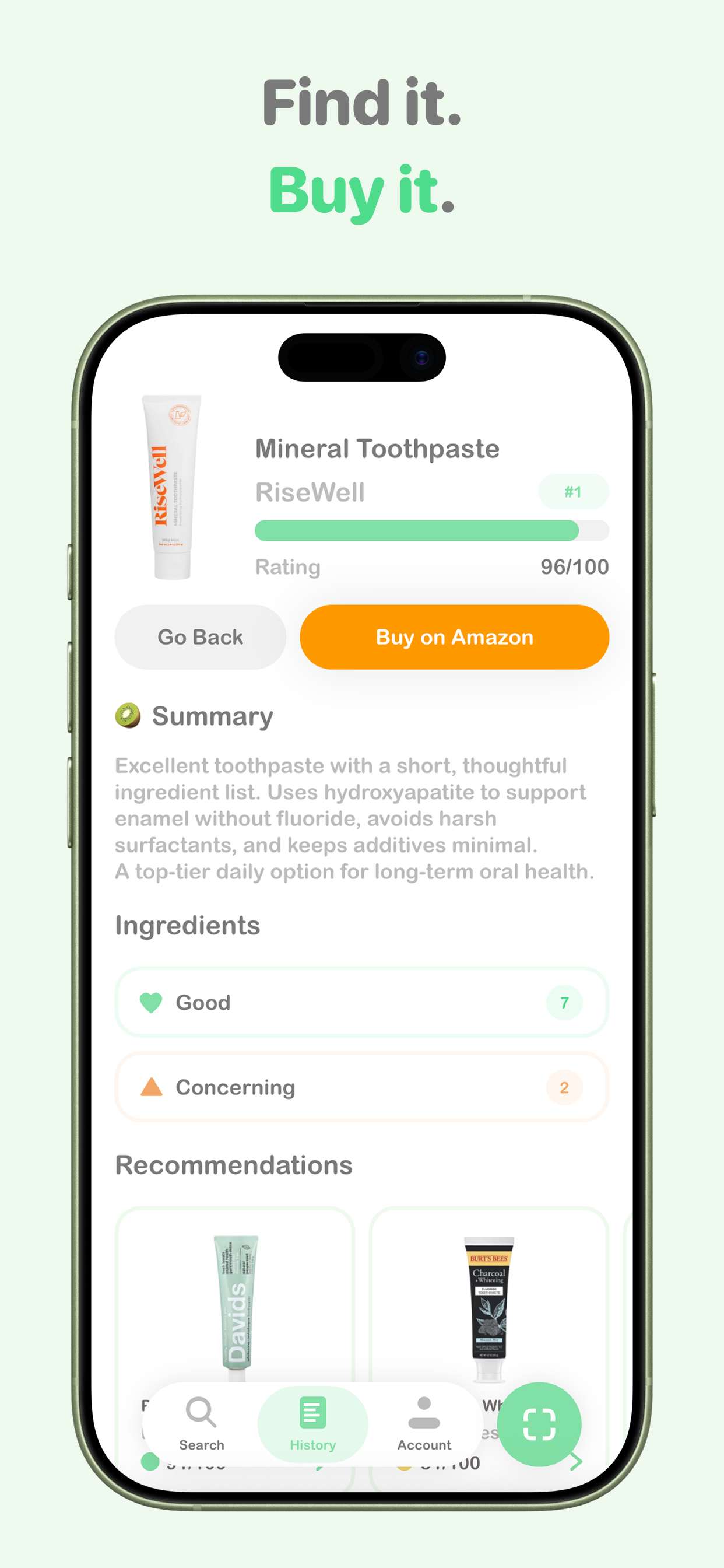kiiwii - Analyze Products