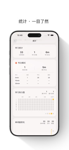 小词书 - A4纸背单词法 iPhone screenshot