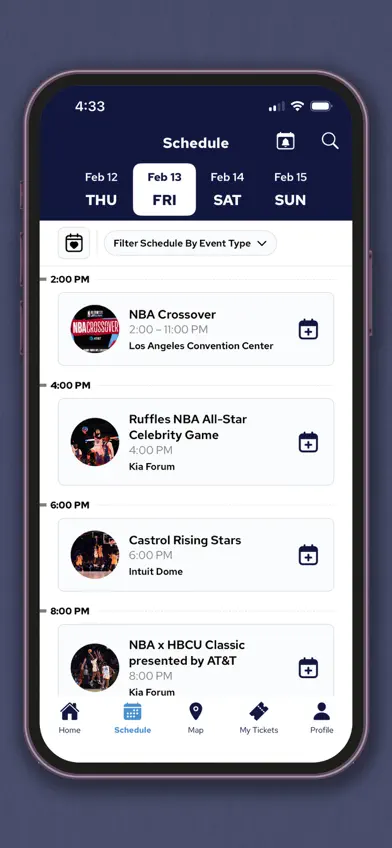 NBA Events screenshot 3