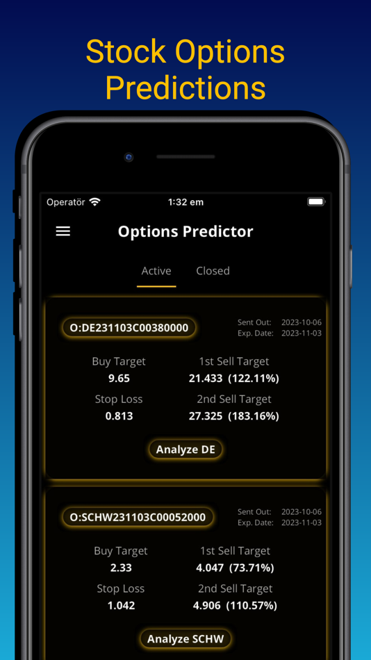 #1. Options Trading Predictions AI (iOS) 由: Loheden AI Solutions AB