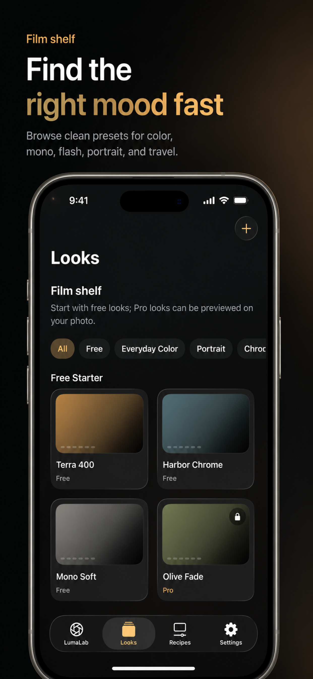 LumaTone: Film Looks screenshot 3