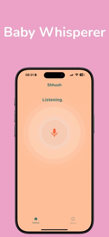 Shhush: AI Baby Cry Analyzer iPhone screenshot