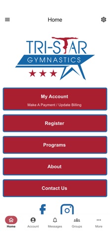 Tri-Star Gym iPhone screenshot