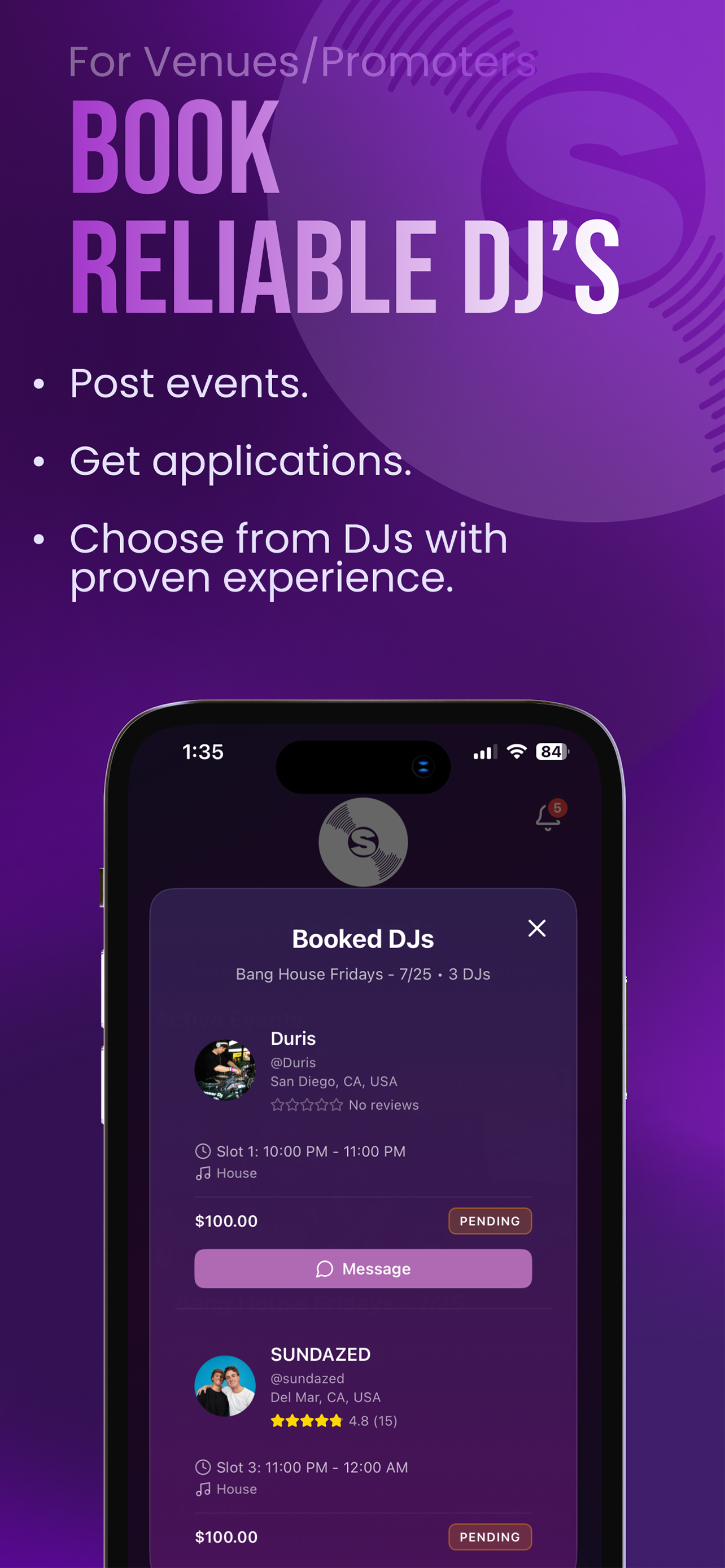 SpinCircle - DJ Booking