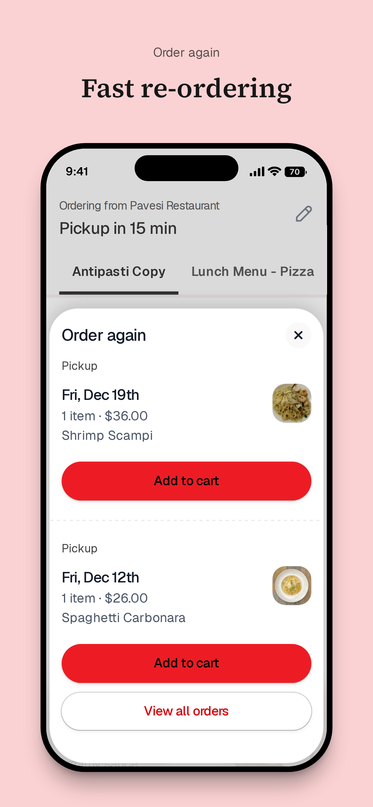 Pavesi Restaurant screenshot 4