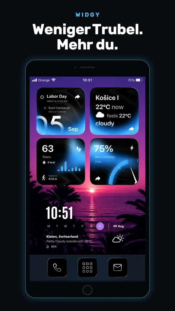 Widgy Widgets iPhone App Screenshot 10 – Grafik & Design
