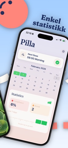 Pilla - Pillepåminnelse screenshot