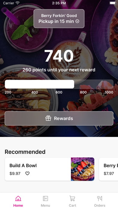Berry Forkin' Good iPhone screenshot 1 - Food & Drink app