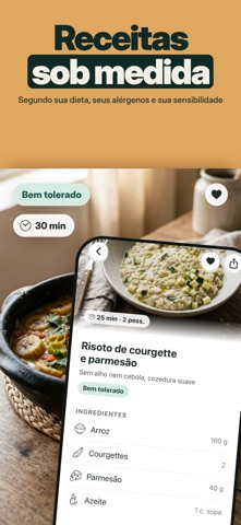 Nutae: Diário FODMAP e SII screenshot 2